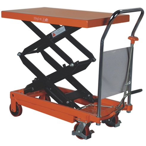 Double Vertical Scissor Lift  Hydraulic Platform Table 350kg