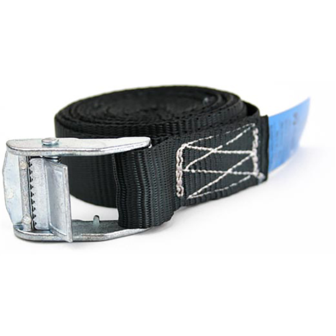 Cam buckle Lashing / load restraint strap. 1mtr to 6mtr.