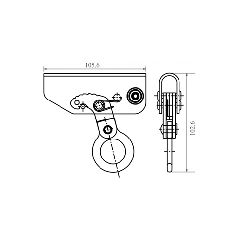 Kratos Safety FA2010210 Guided Type Fall Arrester c/w 10mtr Kernmantle Rope