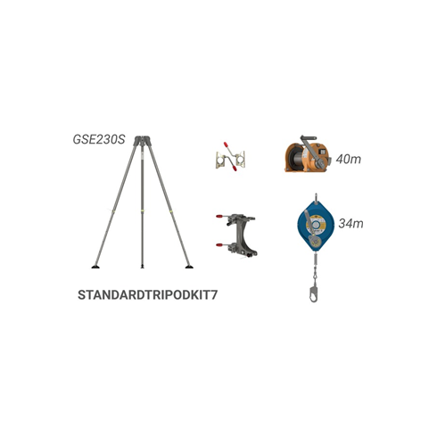Globestock 34mtr G.Saver II + 40mtr G.Winch Tripod Kit 