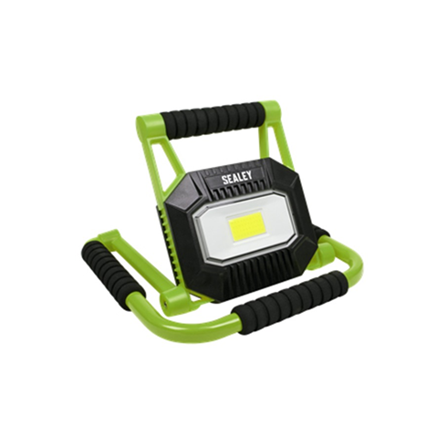 Sealey LEDFL20W Rechargeable Portable Fold Flat Floodlight 20W COB LED Lithium-ion