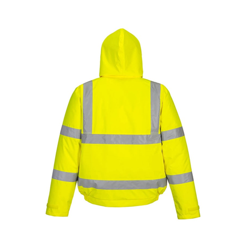 Portwest S463 Hi-Vis Winter Bomber Jacket Yellow