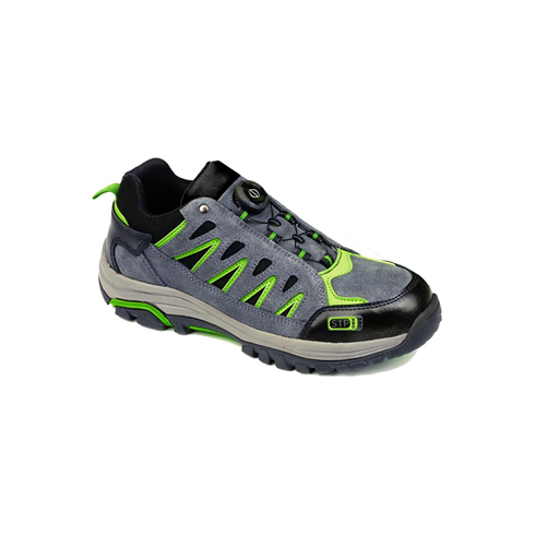 Portwest FT18 Grey/Green Steelite Wire Lace Safety Trainer S1P HRO