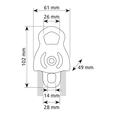 CAMP Dryad 13mm Pulley