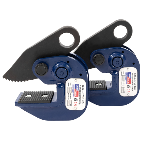 LiftinGear Horizontal Plate Clamp sizes from 1.5t to 3t (p/p)