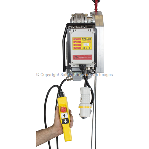 Radio Controlled 500kg Electric Wire Hoist 20mtr 30tr, 60mtr & 120mtr