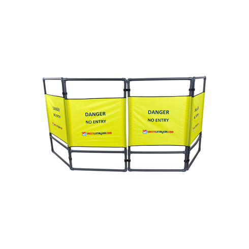 Hi-Viz Safety Barrier with 4 panels