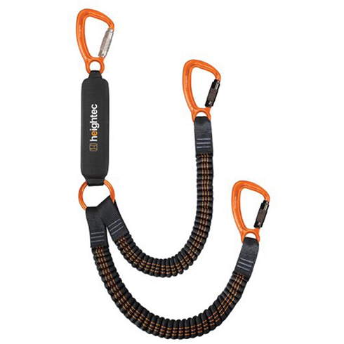 Heightec LE2T175K FLEXOR 1.75mtr Elasticated Twin Lanyard 