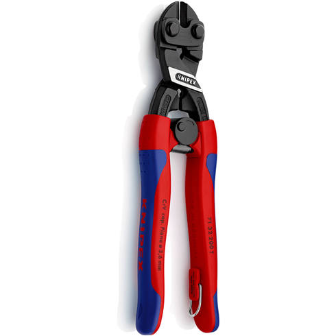 KNIPEX 7132200T CoBolt Compact Bolt Cutter with Tether Attachment Point