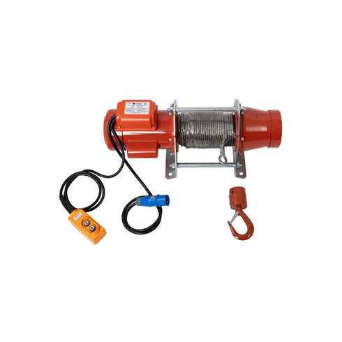 500kg 240volt Electric Wire Rope Winch c/w 45mtr Rope