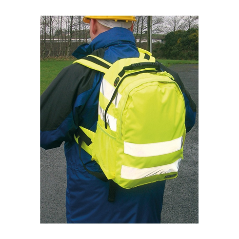 Portwest B905 Yellow Hi-Vis Rucksack