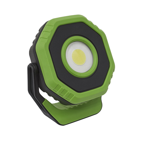 Sealey LED1400P Rechargeable Pocket Floodlight with Magnet 360° 14W COB LED - Green