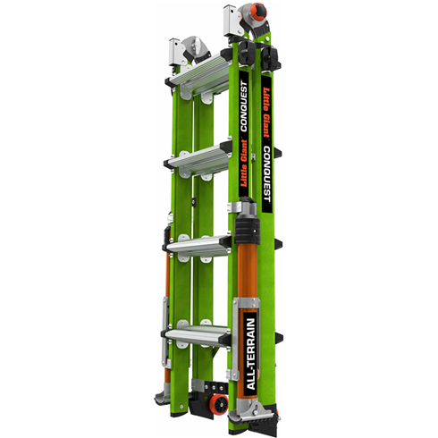 Little Giant Conquest 4-rung Fibreglass All-Terrain Multi-Purpose Ladder