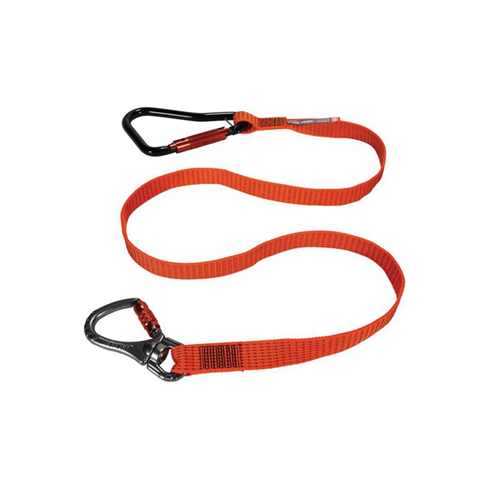 Ergodyne SQUIDS 3149 36kg Heavy Duty Tool Lanyard c/w XL Locking Karabiner and Swivel Karabiner