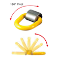 Yoke 8-057 Weld On Lifting Point with Spring 1tonne to 10tonne