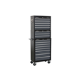 Sealey AP35STACK Tool Chest Combination 16 Drawer with Ball-Bearing Slides - Black/Grey