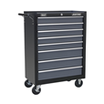 Sealey AP3508TB Rollcab 8 Drawer with Ball-Bearing Slides - Black/Grey