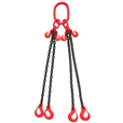 Weissenfel 11.2tonne 4-Leg Chainsling c/w Latch Hooks