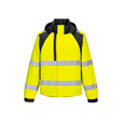Portwest CD860 WX2 Eco Hi-Vis Rain Jacket Yellow/Black