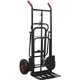 Sealey CST989HD 300kg Heavy Duty 3-in-1 Sack Truck with PU Tyres