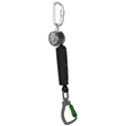 MSA 1.8mtr Mini Personal Fall Limiter c/w Swivel Aluminium Triple Action Karabiner