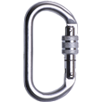 Steel Screw Gate Karabiner AZ011, Steel (18mm Opening)