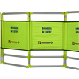 4 Panel Safety Barrier