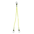 Y Restraint lanyard With karabiners 1m - 2m