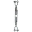 1" x 12" Galvanised Jaw/Jaw Turnbuckle WLL:4.54tonne