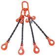 17 tonne 4Leg Chainsling, Adjusters & Comes With Safety Hooks