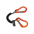 SQUIDS 3166 0.9kg Coil Tool Lanyard Dual Carabiners