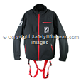 Jacket Safety Harness, Wind Breaker/Water Proof Black