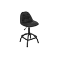 Sealey SCR01B Pneumatic Workshop Stool with Adjustable Height Swivel Seat & Back Rest