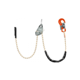 Heightec PIRANHA Adjustable Lanyard 2mtr, 3mtr, 5mtr - Screw Link & Safety Hook