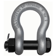 8.5 Ton Alloy Bow Shackle, Safety Pin by LiftinGear.