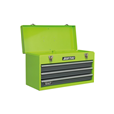 Sealey AP9243BBHV Tool Chest 3 Drawer Portable with Ball-Bearing Slides - Green/Grey