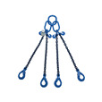 40 tonne Grade 100 4Leg Chainsling c/w Safety Hooks