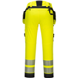 Portwest DX442 Hi-vis Detachable Holster Pocket Trousers Yellow/Black