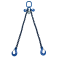 5.6 tonne Grade 100 2 Leg Chainsling c/w Latch Hooks