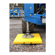 Hi-viz 300x300x30mm Square Outrigger Pad