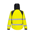 Portwest CD860 WX2 Eco Hi-Vis Rain Jacket Yellow/Black