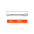 Ergodyne SQUIDS 3148 36kg Heavy Duty Tool Lanyard c/x XL Locking Karabiner and Loop