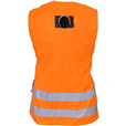 Kratos FA1030300 2-Point Full Body Harness with Orange High Visibility Work Vest