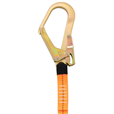 LifeGear 1.8mtr Twin-Leg Energy Absorbing Lanyard with Scaffold Hook