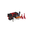 Sealey 2tonne Low Entry Short Chassis  Orange Trolley Jack, Accessories & Bag Combo