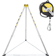 Lightweight Rescue Tripod and 15mtr Fall Arrest Retrieval Block