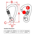 KONG Ovalone Twistlock Karabiner