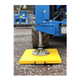 Hi-viz 600x600x40mm Square Outrigger Pad