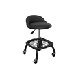 Sealey SCR02B Pneumatic Creeper Stool with Adjustable Height Swivel Seat & Back Rest