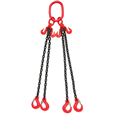 6.7 tonne 4Leg Chainsling, Adjusters & comes with Latch Hooks
